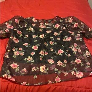 Puff sleeve dress shirt